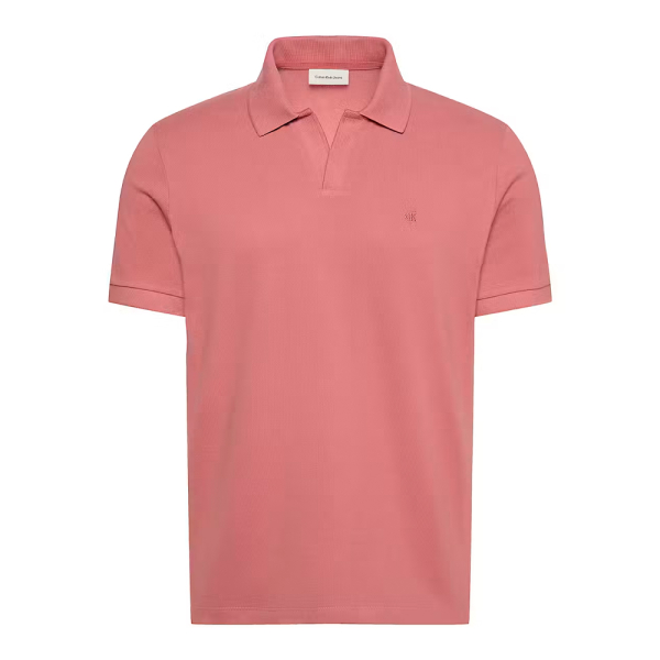 Calvin Klein Polos Brun - Polo en piqu de coton col ouvert - S - Ref 72 €